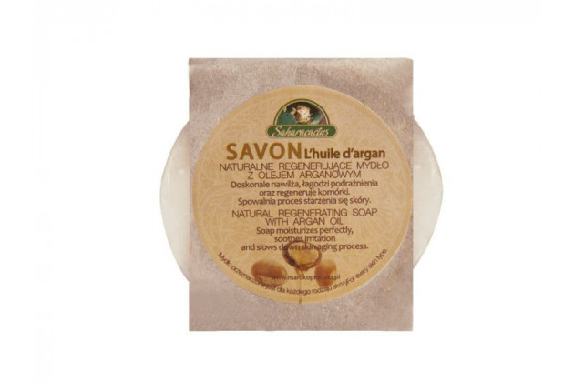 NATURALNE MYDŁO Z OLEJEM ARGANOWYM (SAHARACACTUS), 90 G