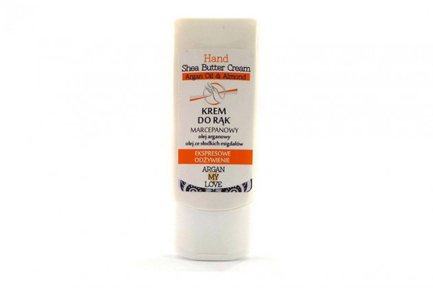 EKSPRESOWY KREM DO RĄK Z MASŁEM SHEA, OLEJEM ARGANOWYM I OLEJEM ZE SŁODKICH MIGDAŁÓW (ARGAN MY LOVE), 50 ML