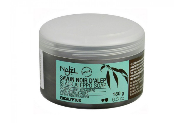 CZARNE MYDŁO SAVON NOIR Z EUKALIPTUSEM (NAJEL), 180 G