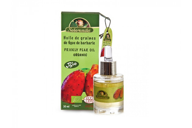 OLEJ Z OPUNCJI FIGOWEJ, BUTELKA SZKLANA, PIPETA (SAHARACACTUS), 30 ML